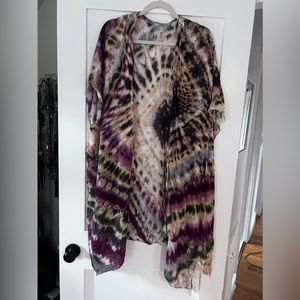 Ruggine tie dye kimono NWT brand new one size